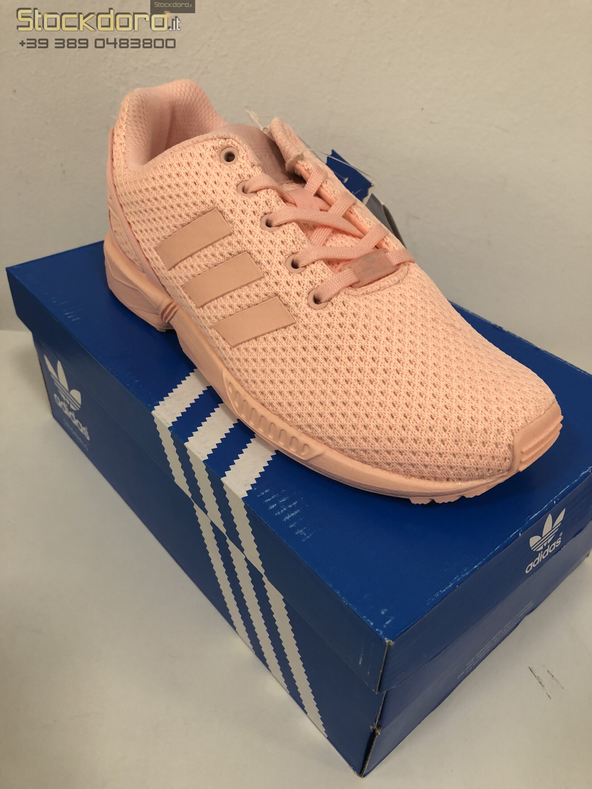 Adidas zx flux bambino on sale rosa