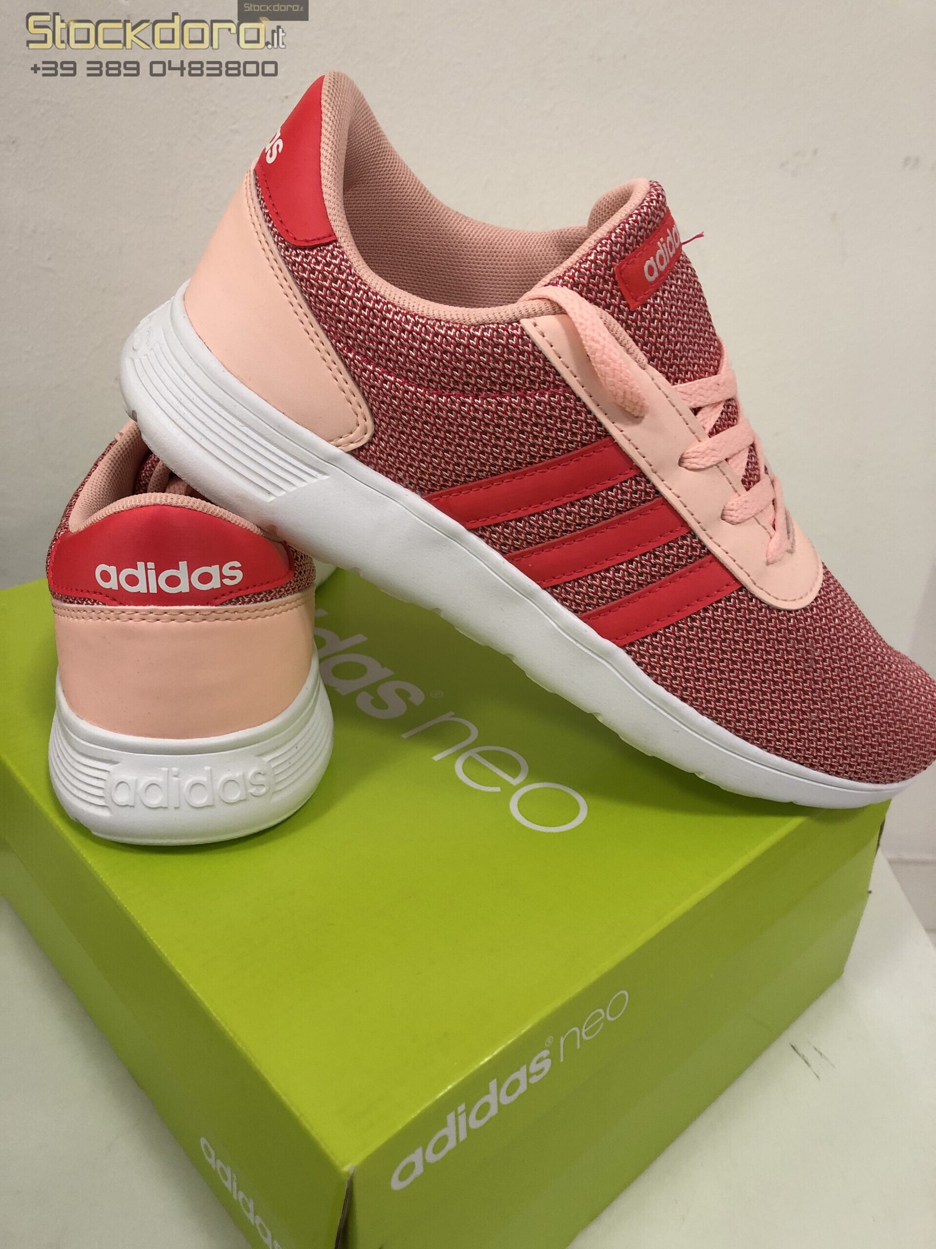 adidas neo bianche e rosse